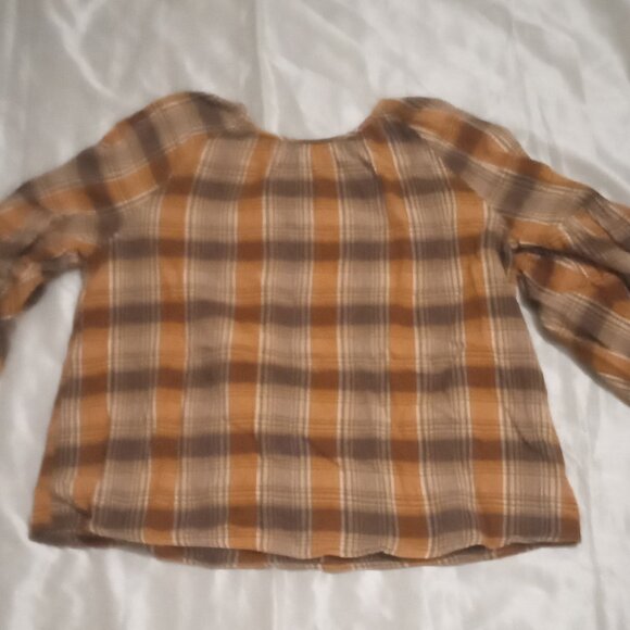 Universal Thread Goods Co women's top size L brown/tan long sleeves - Picture 1 of 7